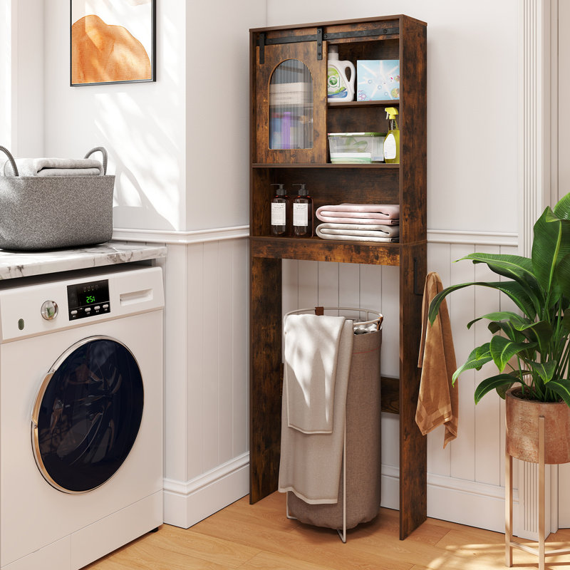 Freestanding Over The Toilet Storage, Brown