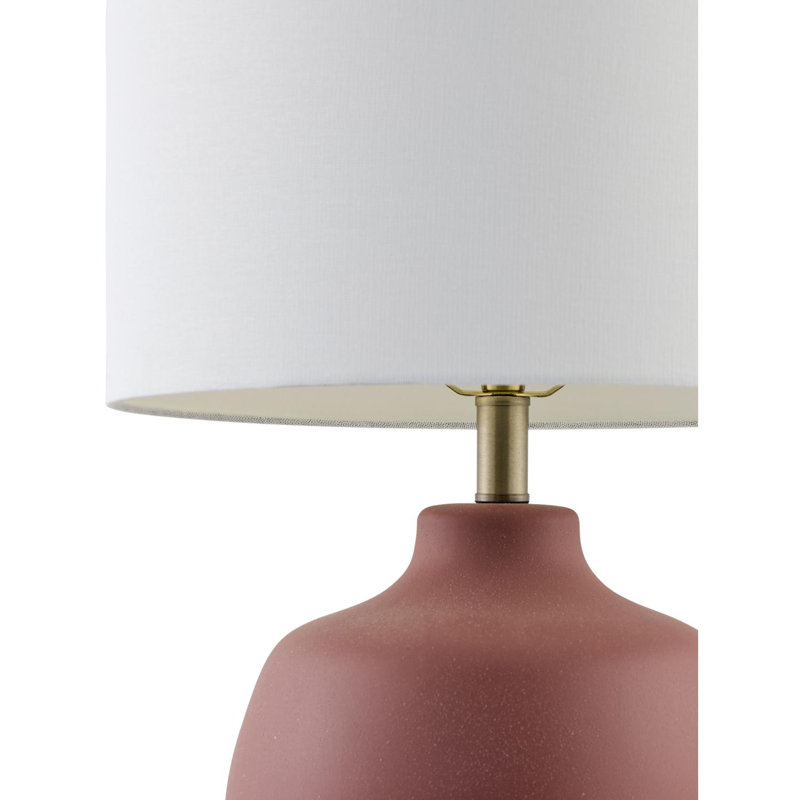 Lampe de table Kennington, Rouge