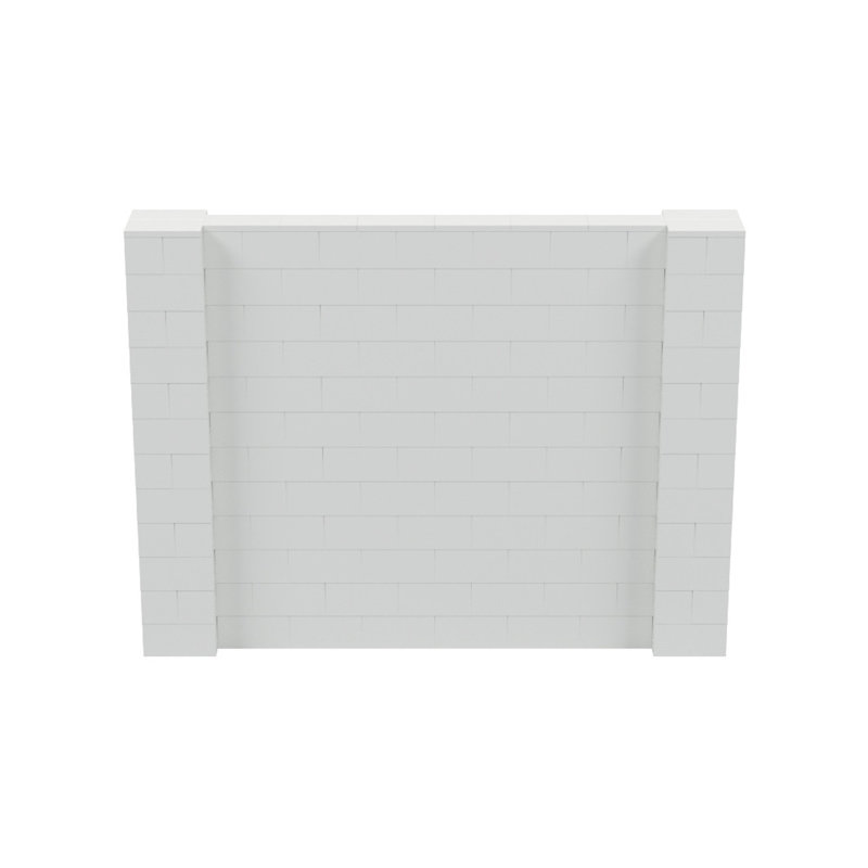 Cloison 1 panneau autoportante, Gris clair, H 72 po x l 96 po x P 12 po