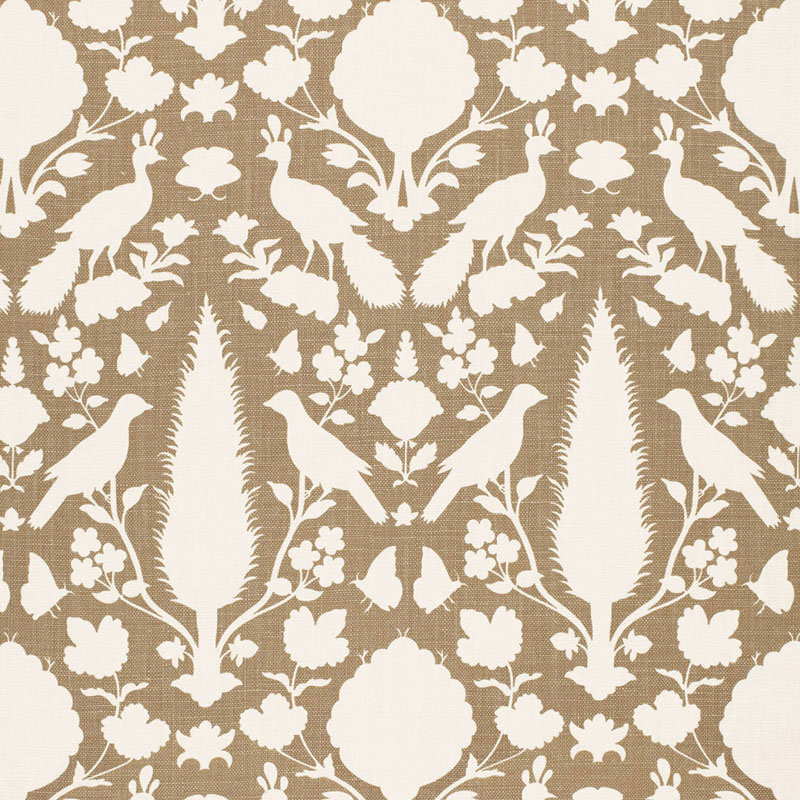 Chenonceau Fabric, Fawn