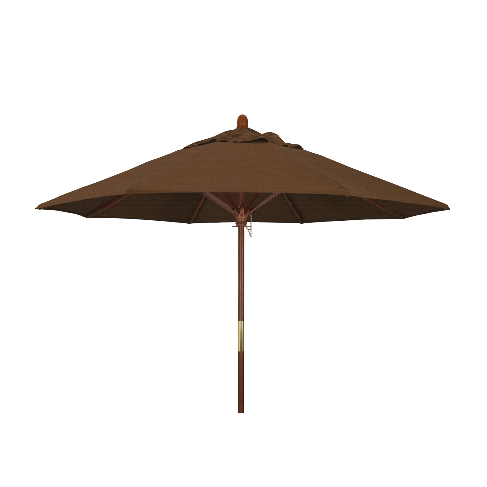 Manford 108'' Outdoor Umbrella, Teak Performance