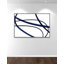 «Brush in Motion - Indigo II - Floater Frame», reproduction d'art sur toile-46824373-46824375