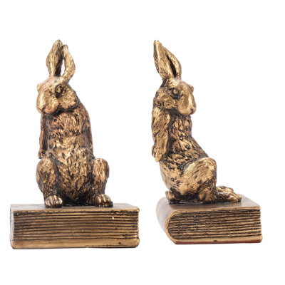 Decorative Rabbit Bookends