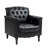 Enoks Tufted Leather Armchair-1439899131