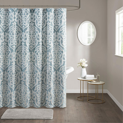 Rideau de douche jacquard