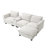 [VIDEO+NEW]109*57" Modern Sectional Cloud Sofa With Console