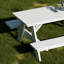 Table de pique-nique 72 "avec bancs attachés Heritage-100512082