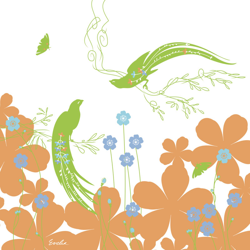 Springs Sweet Spell I by Evelia Designs - Wrapped Canvas Painting, 91cm H x 91cm W  
