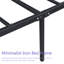 Fashionable And Resilient Metal Bed Frame For Modern Living-859890626