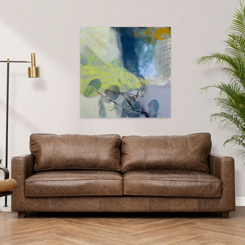 Clearing Space, art contemporain abstrait, H 36 po x l 36 po