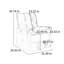 Fauteuil inclinable rotatif et confortable-1205596315