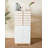 Multi-drawer solid wood jewelry cabinet
