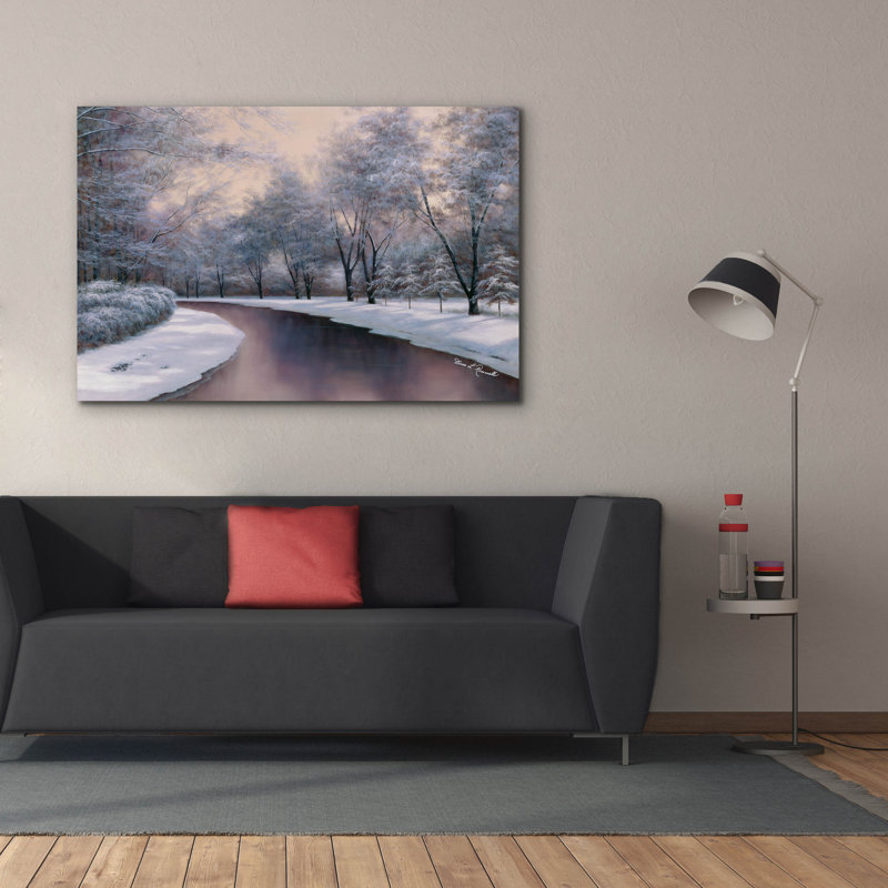 Art mural sur toile Millwood Pines «Winter Sunlight» par Diane Romanello, H 40 po x l 60 po x P 1,5 po