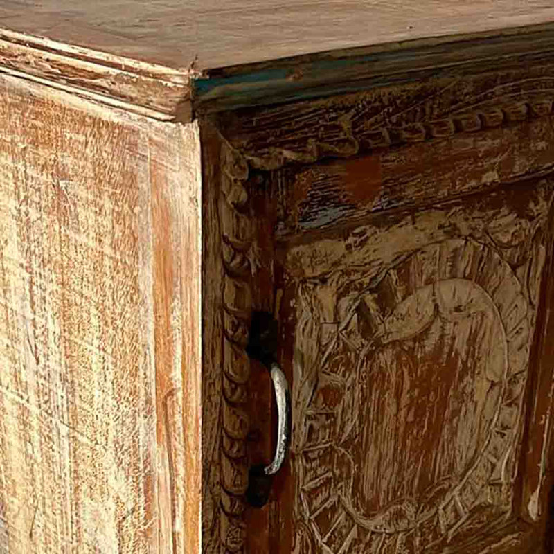 Aeriss 52cm W Solid Wood Bedside Table