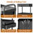 3 Tier Rolling Utility Cart with Drawer-111067125
