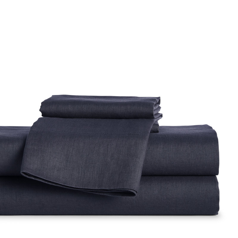 Brima 100% Linen, Dark Gray, Standard