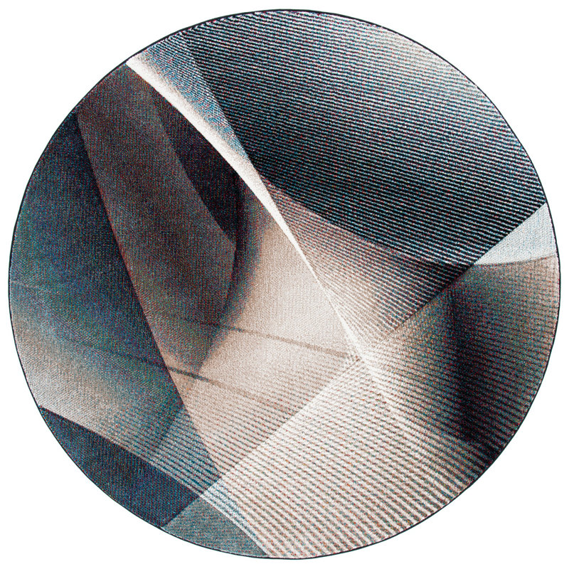 Vilica Performance Abstract Rug, Round 4'