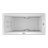 Fuzion® 70.75" x 35.5" Drop in/Undermount Whirlpool Bathtub-98222530-11166280
