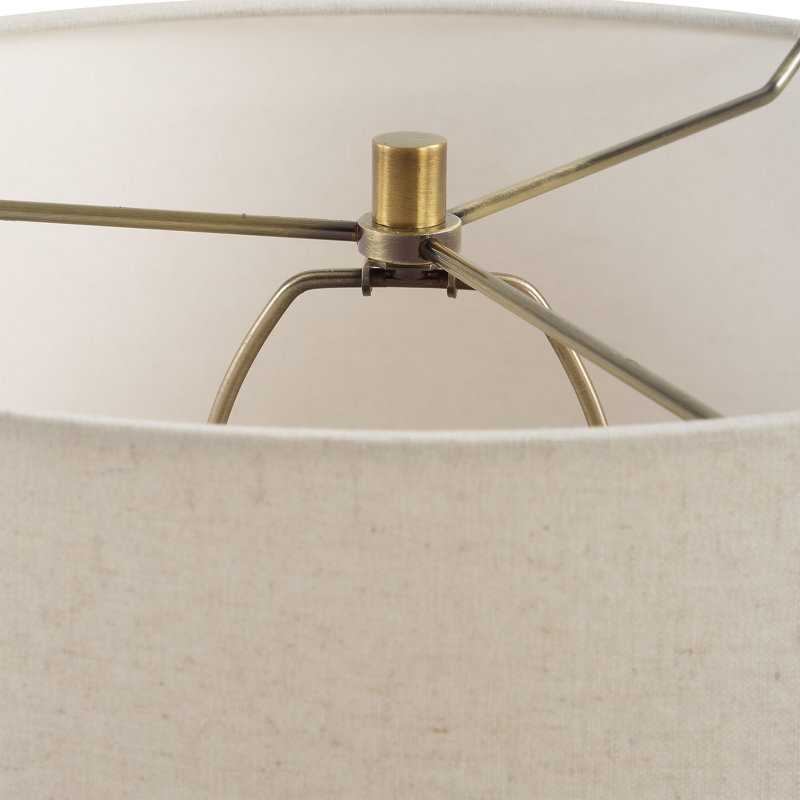 Lampe de table Everly Quinn Hickmon Travertine