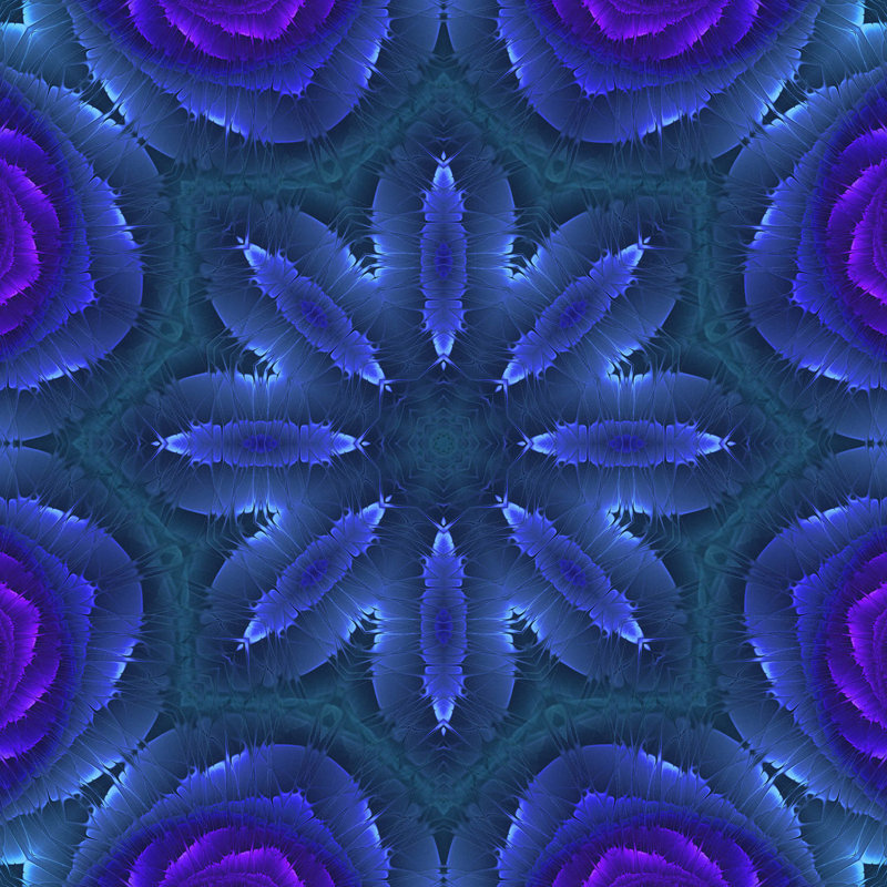 Ensemble de housse de couette en microfibre DiaNoche par Pam Amos - Rippled Blues