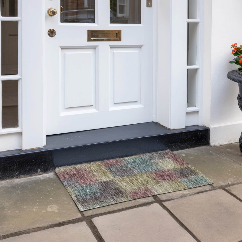 Tapis intérieur / extérieur Neysa, Rectangle 1 pi 8 po x 2 pi 6 po