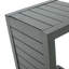 Modern C-Shaped Outdoor Side Table