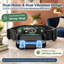 With waterproof construction and rechargeable operation, this smart no-bark collar serves small, medium, and large dogs; training options include 4 beep-and-vibration modes and 5 sensitivity levels.