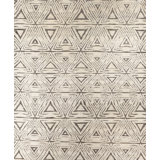 Xerxes Geometric Hand-Knotted Wool Cream/Gray Area Rug