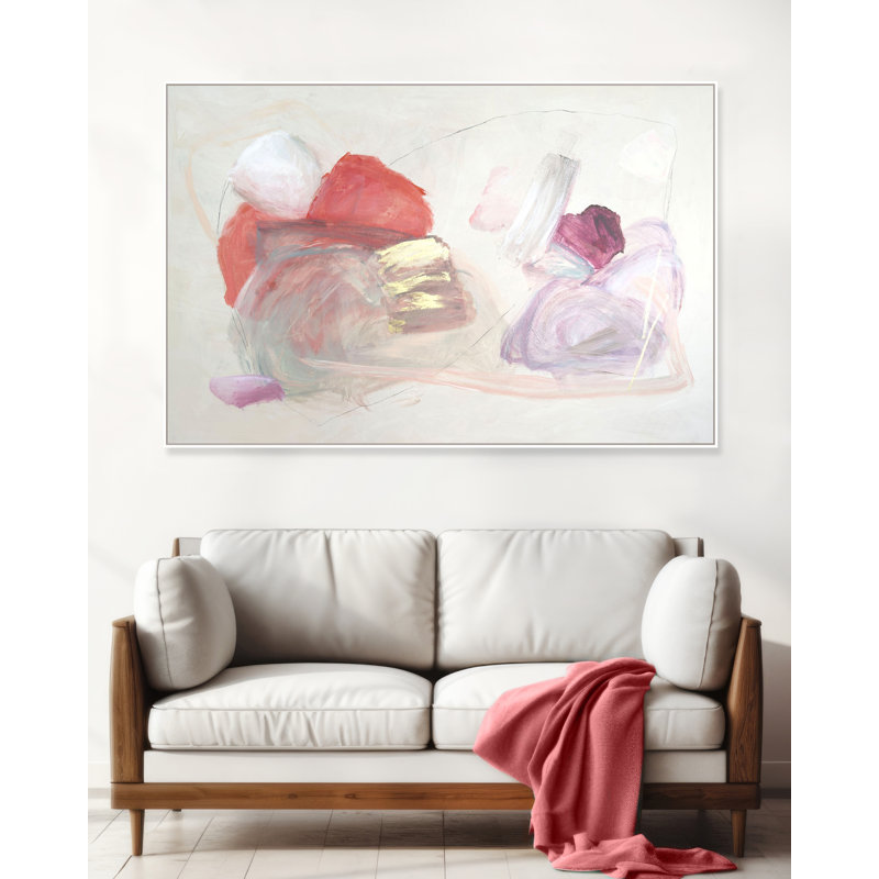 Madison Print Canvas, 27.25" H x 41.25" W, White Floater Framed