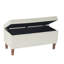 Banc de rangement rembourré 100% polyester Besart-1155671070