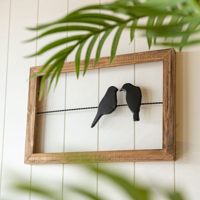 Décoration murale Love Birds an a Wire