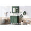 Ensemble de meuble-lavabo à une cuve moderne avec tiroirs et armoire à miroir Modern-2132059572