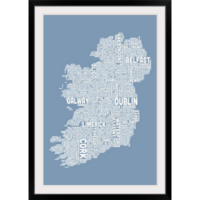Francy " Irish Cities Map " by Michael Tompsett