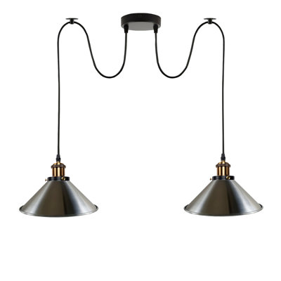 Lofton 2 - Light Gold Cluster Pendant