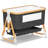 Amaran Rocking Bassinet with Bedding with Mattress and Stand-628501881