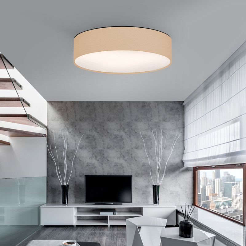 Parvin Flush Mount, Latte Brown