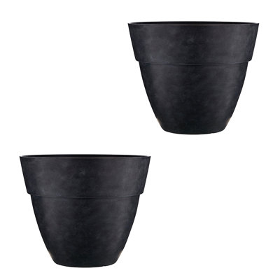 22.25" Lota Planter, Fern Finish, 2-pack