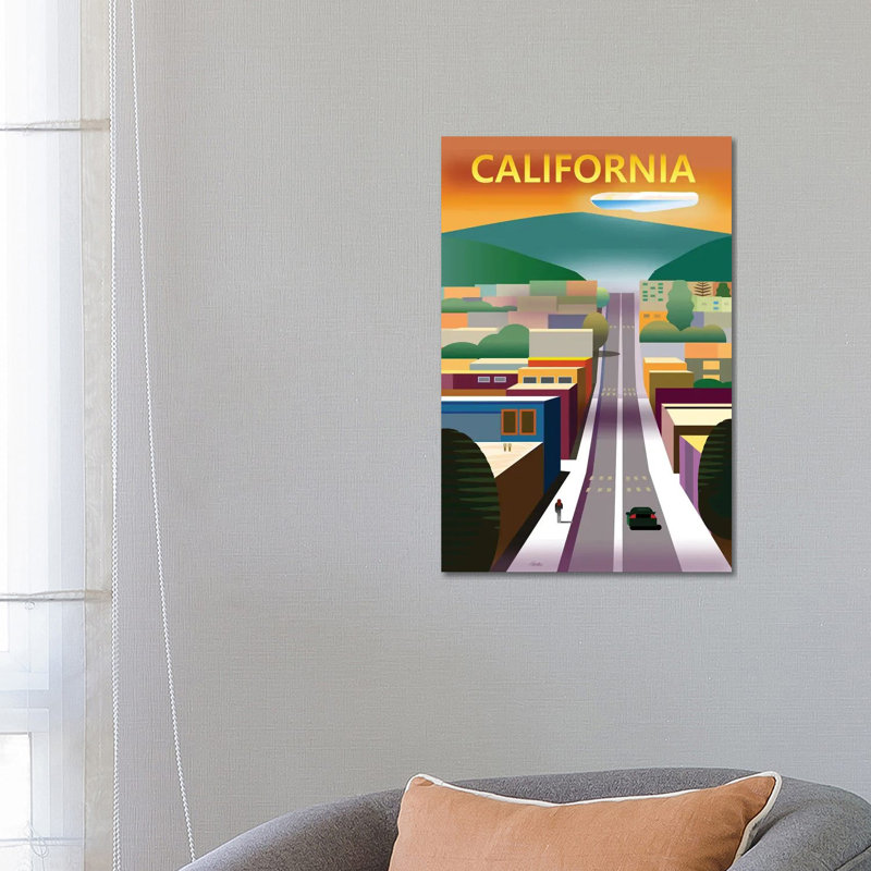 California Street - Wrapped Canvas Painting, 66.04 cm H x 45.72 cm W