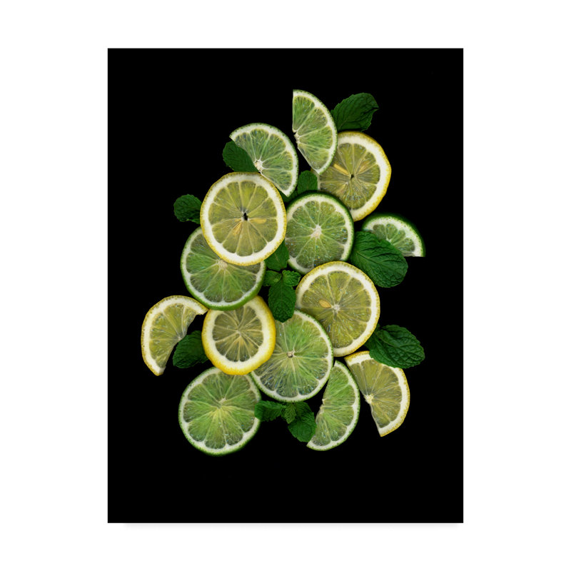 Dosta «Lemons Limes and Mint», impression sur toile tendue, H 19 po x l 14 po x P 2 po