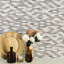 Carreau de mosaïque en marbre adouci pour plancher et mur 12 po x 13 po Canyon Gale