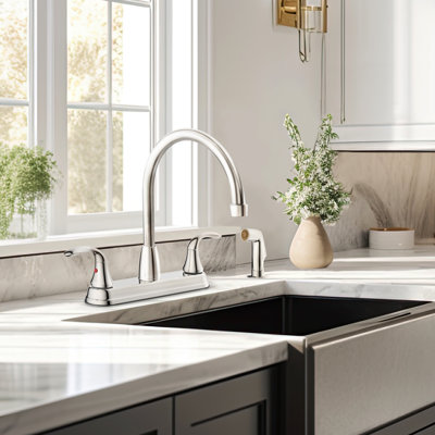 Plumb Tech Kitchen Faucet with Side Spray