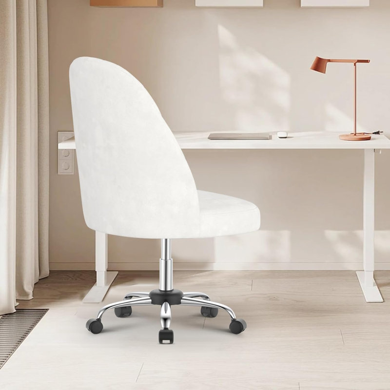 Microfiber / Microsuede Office Chair, Beige