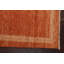 Tapis de couloir orange en laine Gabbeh 2x9