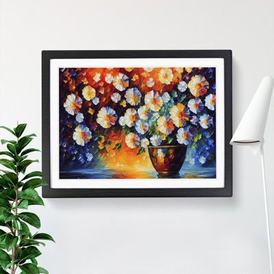 Assorted Flowers Painting Vol.5 Abstract - Single Picture Frame Print