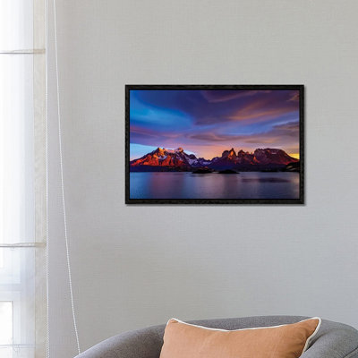 Chile, Torres de Paine, lenticular clouds 1 Piece Wall Art on Canvas