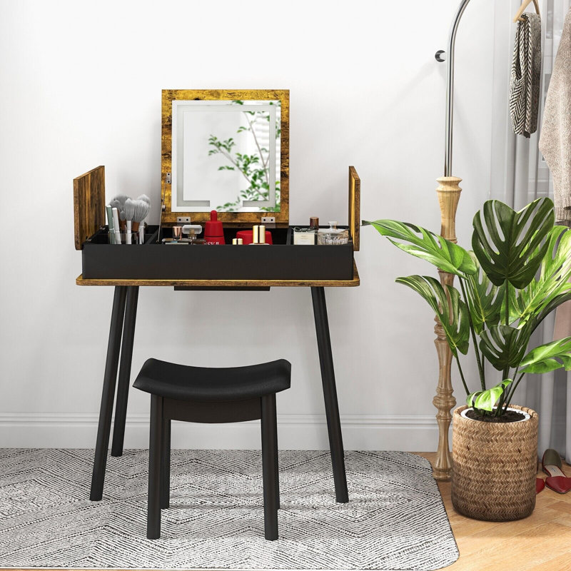 Pintura Dressing Table with Mirror