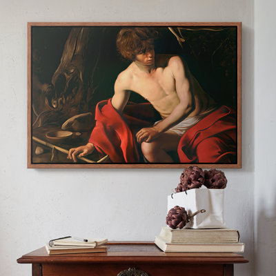 Saint Jean-Baptiste dans le désert, v. 1603-1604 - Caravage - Toile tendue avec châssis Caravage