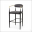 Ensemble de tabourets de bar pivotant à hauteur réglable moderne avec coussin capitonné et base stable pour comptoir de cuisine