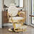 26" Wide Vintage Heavy Duty Barber Chair with Metal Frame, Swivel Salon Chair, Faux Leather-972176284-997573072