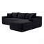 Canapé modulaire modulaire, canapé modulaire Cloud avec assise profonde, canapé modulaire moderne en L avec méridienne, fauteuils rembourrés-847929246